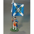 EEC-02 Royal Ecossois, Officer with Regimental Colours